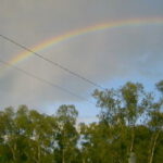 A Rainbow Amidst The Rain Clouds 